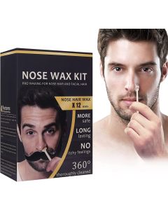 Kit Di Cera Per Naso Da Uomo - 100 G/ 12 Volte Di Utilizzo
