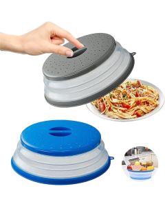 Coperchio per Microonde Multifunzionale Anti-Spruzzi con Funzione Cestello per Lavaggio