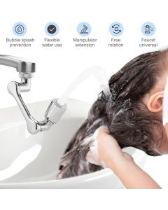 Aeratore per rubinetto ruotabile prolunga rubinetto multifunzione con 2 modalità aeratori rubinetti testina spruzzatore girevole filtro rubinetto antispruzzo per cucina e bagno