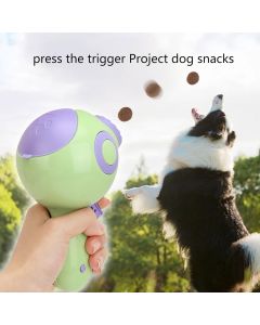Lanciatore di Dolcetti Interattivo per Cani: Dispenser Automatico per Allenamento e Gioco