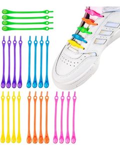 Lacci elastici in silicone per scarpe  12 pezzi per bambini e adulti