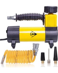 Dunlop mini compressore aria portatile 12v gomme auto moto bici gonfiatore