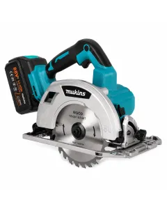 Sega Circolare Cordless 88VF con 2 Batterie e Caricatore – Taglio Preciso e Libertà di Movimento