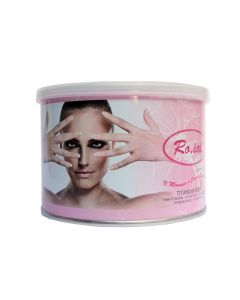 Roial cera depilatoria titanium rosa barattolo 400 ml scaldacera ceretta 