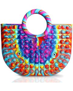 Borsetta Donna Pop Push It Sensory Fidget Popping Toy Relief Pressure Spremere Sensory  Anti-stress