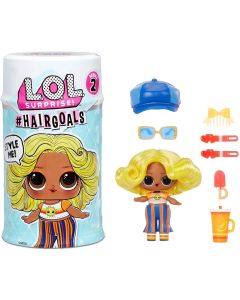 LOL Surprise Hairgoals Serie 2, 15 Sorprese all’Interno, Bambola a Sorpresa con Accessori & Capelli tutti da Pettinare, Cambia Colore, Da Collezionare