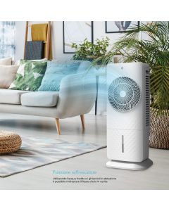 Raffrescatore e Purificatore d’Aria 3 in 1 con Telecomando, Timer 12h, Display Digitale, Serbatoio 5L, Touch Control