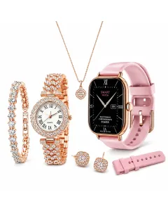 A58 Plus Smartwatch 8 in 1 2.02 pollici orologio intelligente con gioielli per le donne