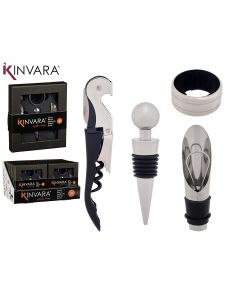 Set di accessori per il vino in scatola 4 pcs Kinvara