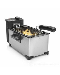 FRIGGITRICE ELETTRICA TX-8247 Ciabosi capienza LT3,3  2000W con controllo della temperatura selezionato.