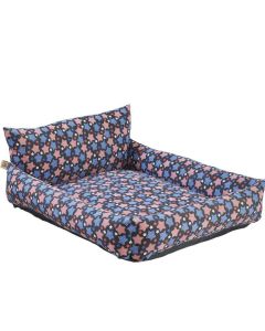 Cuccia Multifunzionale Cane Gatto Letto per Animali Imbottitura 100% Puro Cotone 3 Funzioni Cesta Cuscino e Tappeto Resistente 70 x 110 cm