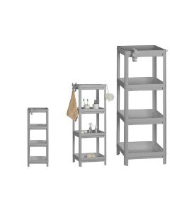 Carrello da cucina bagno 4 piani  salvaspazio portaoggetti