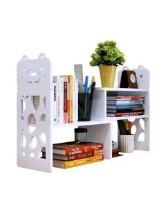 Scaffale per libri da scrivania flessibile