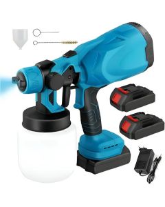Pistola a Spruzzo Elettrica doppia Batteria con 3 Ugelli e Modalità di Spruzzo 2 batterie 48v