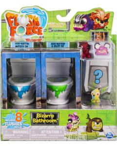 Bizak bizarre bathroom multicolore 8 personaggi da collezione 