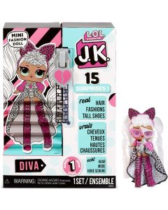 LOL Surprise JK Diva Mini Fashion Doll with 15 Surprises