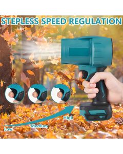 Soffiatore Senza Fili con Doppia Batteria 48V o 88V Turbo Ventola Portatile, Valigetta Inclusa