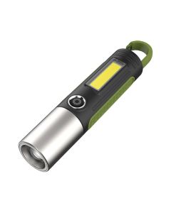 Torcia ricaricabile a mano torcia di emergenza con zoom portatile 