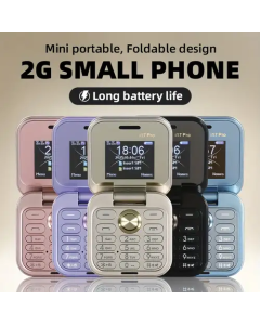 Telefono cellulare i17Pro mini flip scheda SIM 2G piccolo display cellulare pieghevole