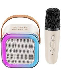 Karaoke Portatile con Microfono Bluetooth – Ideale per Party, Canto e Giochi in Famiglia