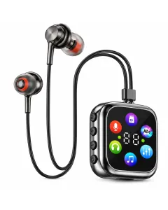 Auricolari Bluetooth 5.4 BTJBL L1 con display LED, microfono e lettore TF/MicroSD