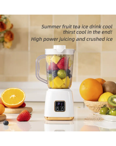 Frullatore Portatile USB 750ml – Spremiagrumi Ricaricabile, Compatto e Facile da Pulire, per Smoothie, Frutta, Verdura e Milkshake – Colore Bianco