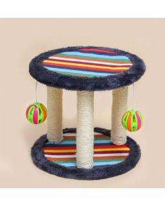 Tiragraffi per gatti con gioco palla 24x26
