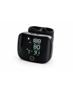 Misuratore di Pressione Sanguigna da Polso Digitale Portatile con Display LCD Retroilluminato e Memoria, Bracciale Regolabile