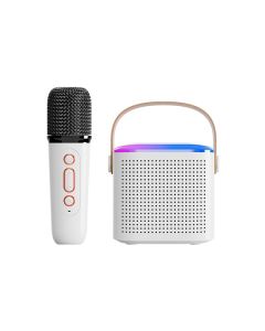 Mini altoparlante karaoke lettore musicale bluetooth con microfono