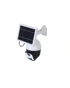 Telecamera finta con luce a pannello solare faretto