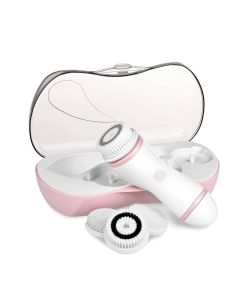 Spazzola per il viso 4 in 1 ricaricabile USB per la pulizia del viso