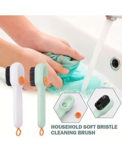 Spazzola multifunzione per scarpe con contenitore per liquido