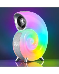 Lampada stereo a forma di chiocciola led RGB con cassa