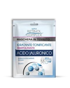 Maschera Viso in Tessuto con Acido Ialuronico - 25 ml