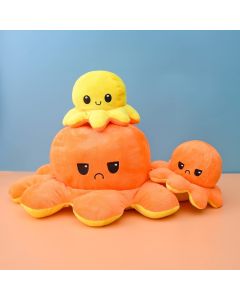 Peluche Polipo reversibile peluche polpo 30cm peluche reversibile con polpo gigante
