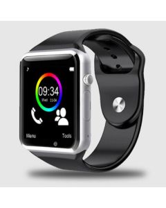 Smartwatch a1 orologio da polso telefono bluetooth sim micro sd per ios android