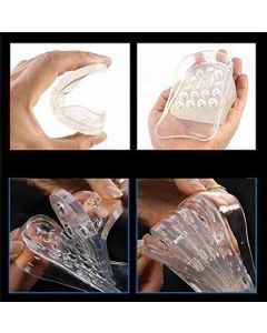 Alzatacco silicone soletta plantare 3.5 cm invisibile alza tacco altezza scarpe