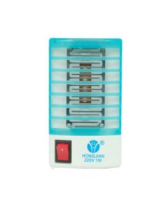 Ammazza zanzare elettrico 4 led fulminate da muro luce casa anti fulmina 1 w