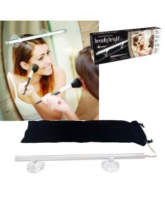 Applique Lampada Da Parete Specchio A Led Con Ventose Per Make Up Usb 6500k