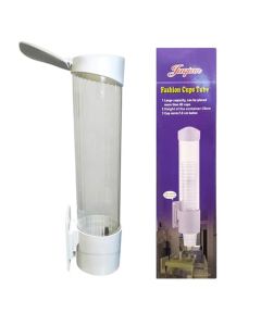 Dispenser a tubo distributore porta bicchieri a parete automatico Fashion Cups
