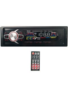 Autoradio Stereo Bluetooth Frontalino Estraibile Fm Mp3 Usb Sd Lcd 60wx4 Ec-7008