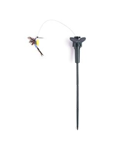 Set di 2 uccelli fluttuanti a energia solare farfalla volante ad energia solare girasole cortile giardino