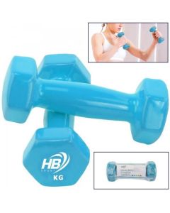 Manubrio Singolo Pesi In Vinile Allenamento Esercizi Casa Palestra Workout Fit da 1 a 10 kg
