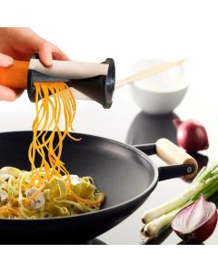 Taglia Verdure Manuale A Spirale Julienne Carote Zucchine Ortaggi Cucina Acciaio