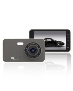 Videocamera Dashcam per auto, videoregistratore full HD 1080P con obiettivo grandangolare 170 °, sensore G, WDR, rilevamento del movimento 4 pollici