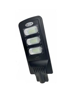 Armatura Stradale Solare 300W, 5.000k, Luce Minima + Sensore di Mov. Aut. 120h LED 
