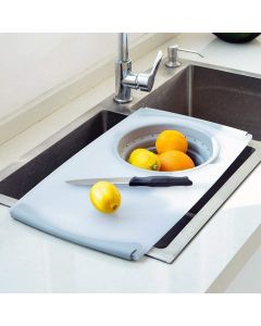 Scolapiatti 2 in 1 universale innovativo e multifunzione tagliere da lavello utensili da cucina