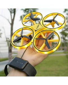Drone quadicottero con led controllo remoto sensori di movimento con bracciale