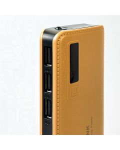 Power Bank 3 Connettori Batteria 1000 mAh con LED per iPhone Android Universale