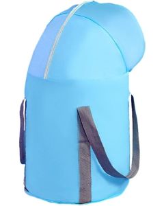 Secchio per Pediluvio Pieghevole Portatile – Con Borsa per il Viaggio e Materiale Impermeabile celeste